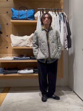 「MANEBU（マネブ）のアイテム」を使った、ゆーーーとさん（メンズ・173cm）の冬コーディネート