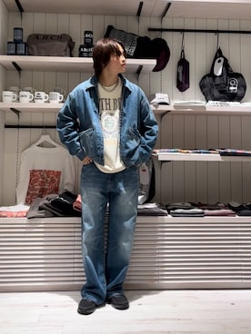 「アイテム（スウェット）」を使った、ゆーーーとさん（メンズ・173cm）の夏コーディネート