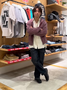 「アイテム（パーカー）」を使った、ゆーーーとさん（メンズ・173cm）の夏コーディネート