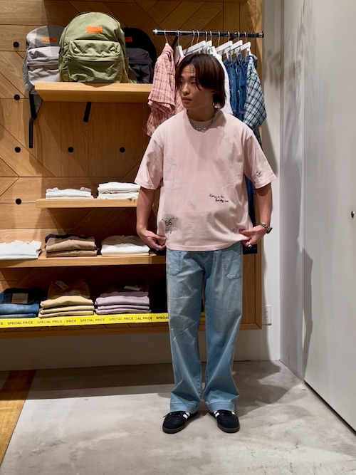 [遊び心がかわいい]落書き半袖Tシャツ