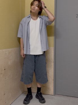 「NIKE（ナイキ）のアイテム」を使った、ゆーーーとさん（メンズ・173cm）の夏コーディネート