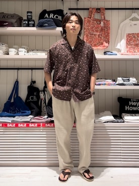 「BAYFLOW(BAYFLOW)」｜ゆーーーとさん（メンズ・173cm）の夏コーディネート