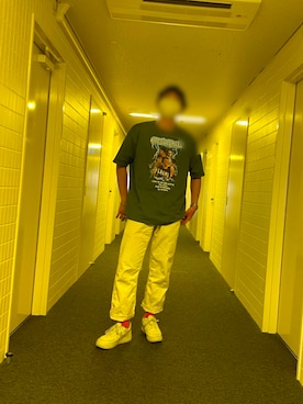 「UNIQLO（ユニクロ）の50色ソックス（消臭機能付き）（ソックス/靴下）」を使った、じゃるさん（メンズ・179cm）の夏コーディネート