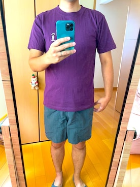 「ROSTER SOX（ロスターソックス）のアイテム（トップス）」を使った、nigeraさん（メンズ・171cm）の夏コーディネート