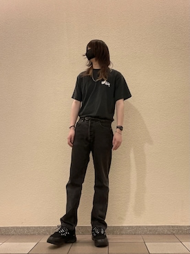 「USA」｜こうすけ。さん（メンズ・184cm）の夏コーディネート