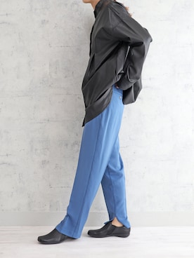 「ブラウスコーデ」｜MODE KAORIさん（レディース・163cm）の秋コーディネート