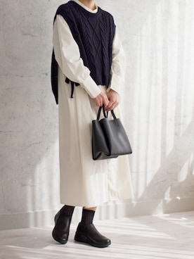 「MODE KAORI（モードカオリ）のアイテム」を使った、MODE KAORIさん（レディース・163cm）の春コーディネート