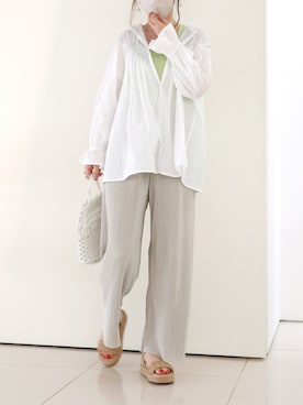 「MODE KAORI（モードカオリ）のアイテム」を使った、MODE KAORIさん（レディース・163cm）の春コーディネート