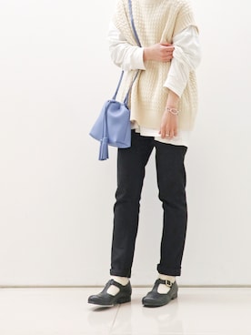 「MODE KAORI（モードカオリ）のアイテム」を使った、MODE KAORIさん（レディース・163cm）の春コーディネート