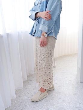 「MODE KAORI（モードカオリ）のアイテム」を使った、MODE KAORIさん（レディース・163cm）の春コーディネート