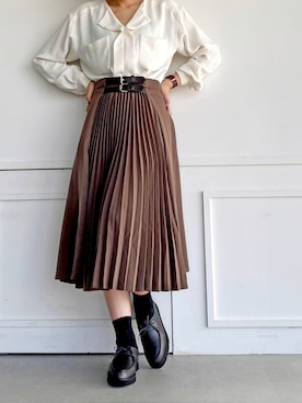 「MODE KAORI（モードカオリ）のアイテム」を使った、MODE KAORIさん（レディース・163cm）の秋コーディネート