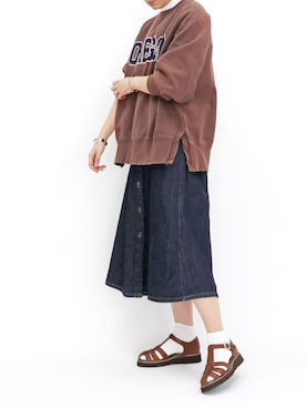 「MODE KAORI（モードカオリ）のアイテム」を使った、MODE KAORIさん（レディース・163cm）の春コーディネート