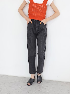 「アツいコーデ全部見せ」｜MODE KAORIさん（レディース・163cm）の夏コーディネート