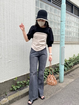 「アイテム（その他トップス）」を使った、yuppy_lemage🍊さん（レディース・160cm・20代）の春コーディネート
