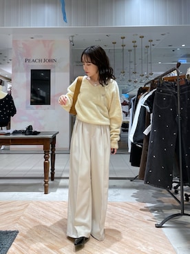 「アイテム（その他パンツ）」を使った、yuppy_lemage🍊さん（レディース・160cm・30代）の秋コーディネート