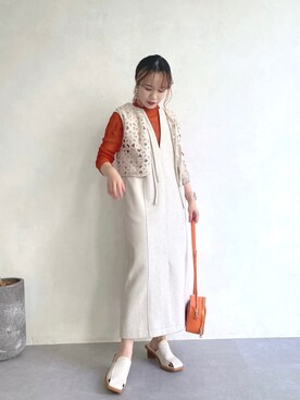「春先取りコーデ」｜「アイテム（その他）」を使った、yuppy_lemage🍊さん（レディース・159cm）の冬コーディネート
