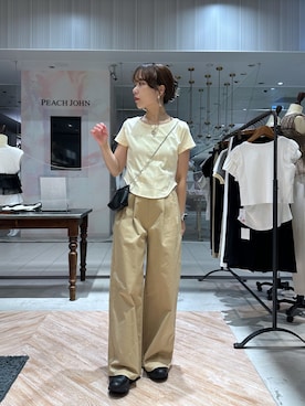 「CAPRICIEUX LE'MAGE（カプリシューレマージュ）のアイテム（Tシャツ/カットソー）」を使った、yuppy_lemage🍊さん（レディース・160cm）の夏コーディネート