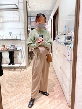 「春先取りコーデ」｜「アイテム（その他）」を使った、yuppy_lemage🍊さん（レディース・159cm）の冬コーディネート