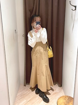 「春先取りコーデ」｜「アイテム（その他）」を使った、yuppy_lemage🍊さん（レディース・159cm）の冬コーディネート