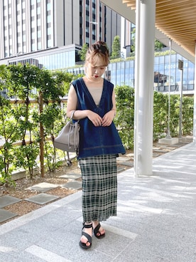 yuppy_lemage🍊さん（レディース・159cm）の夏コーディネート