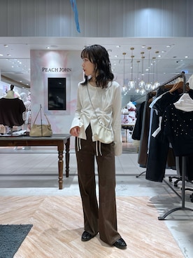 「CAPRICIEUX LE'MAGE（カプリシューレマージュ）のアイテム（デニムパンツ）」を使った、yuppy_lemage🍊さん（レディース・160cm）の秋コーディネート