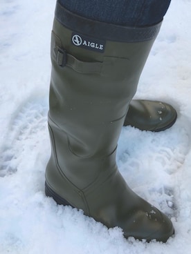 「AIGLE（エーグル）のアイテム」を使った、Sotaさん（メンズ・186cm）の春コーディネート