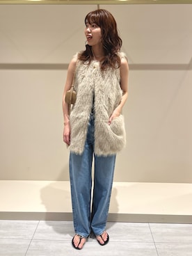 「upperhights（アッパーハイツ）のアイテム」を使った、SAYAKAさん（レディース・165cm）の秋コーディネート