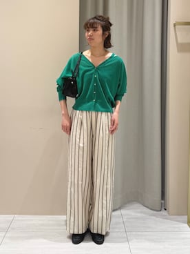 「Rouge vif（ルージュヴィフ）のアイテム」を使った、SAYAKAさん（レディース・165cm）の春コーディネート