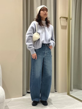 「アイテム（ネックレス）」を使った、SAYAKAさん（レディース・165cm）の秋コーディネート