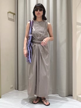 「BONGUSTA（ボングスタ）のアイテム」を使った、SAYAKAさん（レディース・165cm）の夏コーディネート