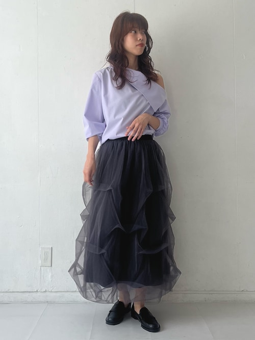 一部店舗限定】チュールフォルムスカート（スカート）｜EMMA ROUGE VIF