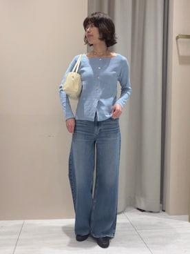 「upperhights（アッパーハイツ）のアイテム」を使った、SAYAKAさん（レディース・165cm）の春コーディネート