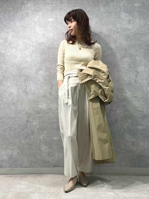 【未使用】Rouge vif ルージュヴィフ 変形トレンチ コート マキシ丈 Rouge vif トレンチコート コート 変形トレンチコート