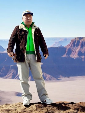 「Wrangler（ラングラー）のアイテム」を使った、Nitakさん（メンズ・164cm）の冬コーディネート