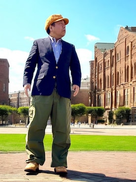 「PATRICK（パトリック）のアイテム」を使った、Nitakさん（メンズ・164cm）の春コーディネート