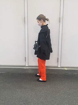 「holiday」｜「アイテム（バレエシューズ）」を使った、cbさん（レディース・159cm）の冬コーディネート