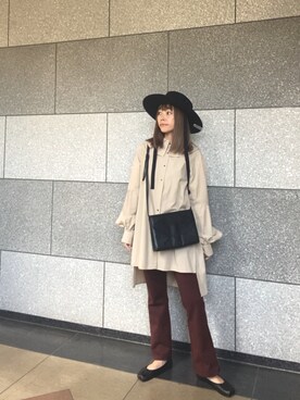 cbさん（レディース・159cm）の秋コーディネート