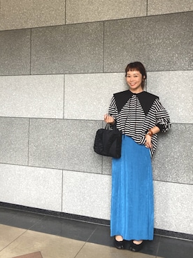 「アントマリーズ」｜「アイテム（バレエシューズ）」を使った、cbさん（レディース・159cm）の秋コーディネート