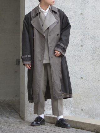 Dulcamara よそいきショートトレンチコート Dulcamara ドゥルカマラ / よそいきトレンチショートCT UNISEX