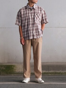 ざっきーさん（メンズ・178cm）の夏コーディネート