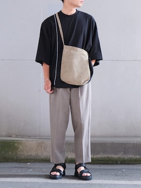 ざっきーさん（メンズ・178cm）の夏コーディネート