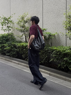 「Regen Glanz（レーゲングランツ）のアイテム」を使った、taichiさん（メンズ・185cm）の夏コーディネート