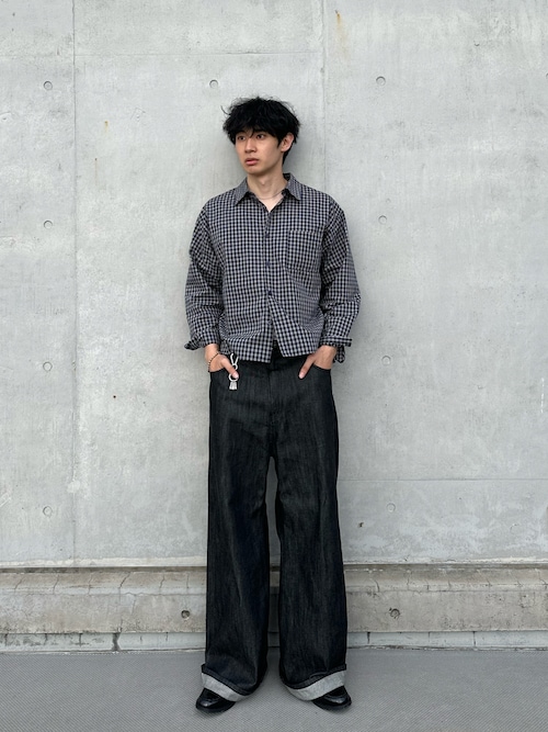 selvedge baggy denim pants/セルビッチバギーデニム（デニムパンツ