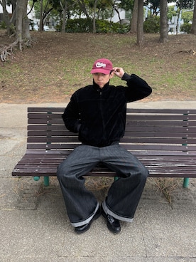 「アイテム（ジャケット/アウター）」を使った、taichiさん（メンズ・185cm）の秋コーディネート