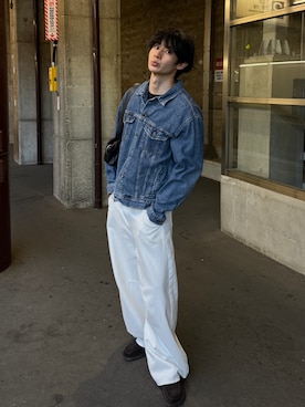 「CAMPER（カンペール）のアイテム」を使った、taichiさん（メンズ・185cm）の春コーディネート