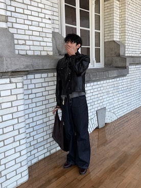 「ANDER HUNK（アンダーハンク）のアイテム」を使った、taichiさん（メンズ・185cm）の春コーディネート