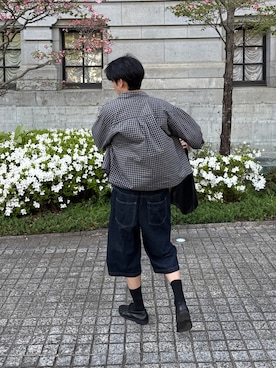 「Regen Glanz（レーゲングランツ）のアイテム」を使った、taichiさん（メンズ・185cm）の春コーディネート