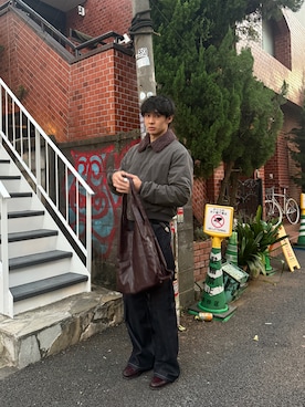 taichiさん（メンズ・185cm）の冬コーディネート