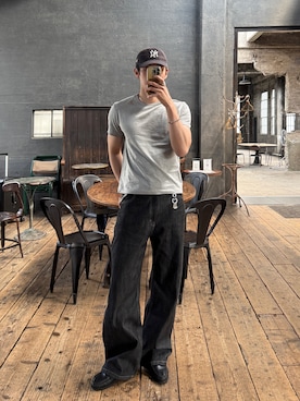 「ZARA（ザラ）のアイテム」を使った、taichiさん（メンズ・185cm）の春コーディネート