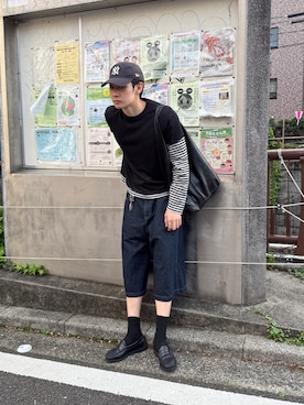 「Regen Glanz（レーゲングランツ）のアイテム」を使った、taichiさん（メンズ・185cm）の春コーディネート